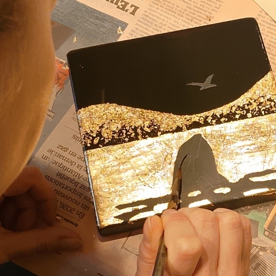 Découverte Dorure sur laque