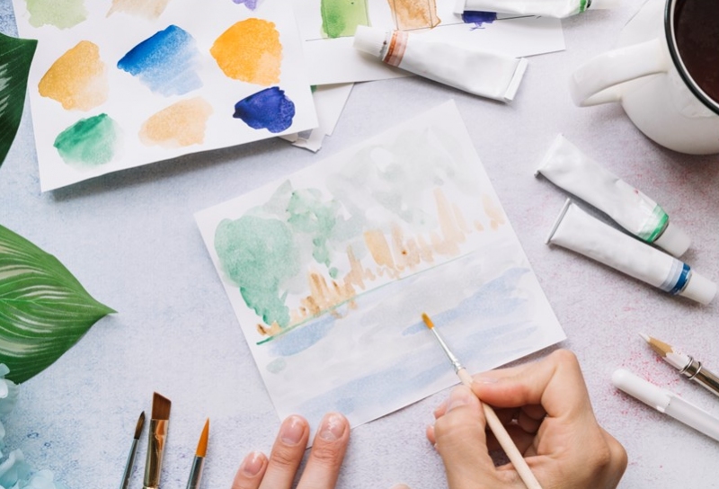 L'atelier aquarelle s'expose