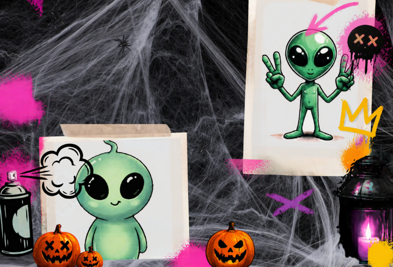 Street art : Les Aliens débarquent à Fontainebleau